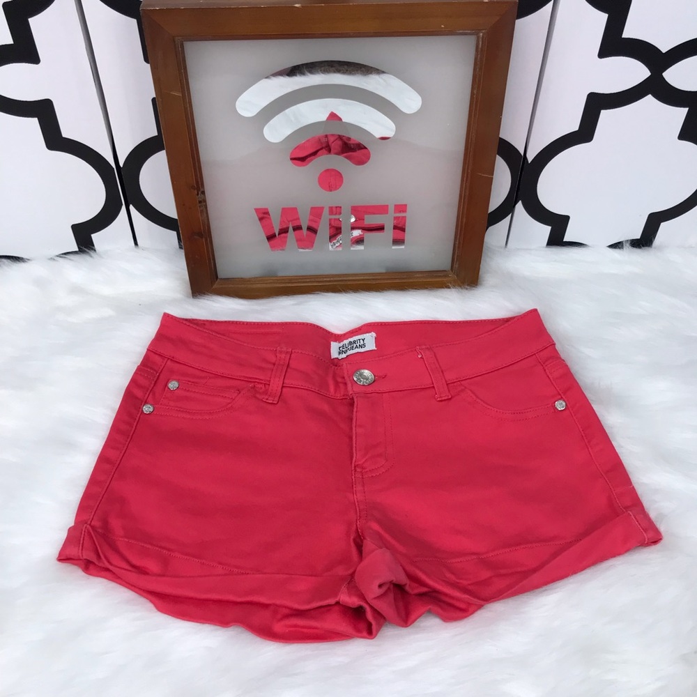 Celebrity Pink Jean Shorts